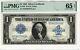 1923 $1 Silver Certificate Note Currency Fr. 238 Woods/white Pmg Gem Unc 65 Epq