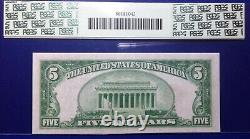 1928B $5 Legal Tender Note Fr-1527 PCGS64 PPQ Choice UNC