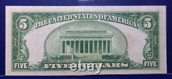 1928B $5 Legal Tender Note Fr-1527 PCGS64 PPQ Choice UNC