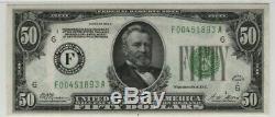 1928 A $50 Federal Reserve Note Currency Atlanta FR. 2101-Fdgs PMG GEM UNC 65 EPQ
