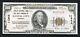1929 $100 Fideltiy Nb & Trust Co. Kansas City, Mo National Currency Ch#11344 Unc