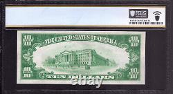 1929 $10 Albion National Banknote Currency Nebraska Pcgs B Gem Unc 65 Ppq