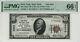 1929 $10 Chase National Banknote Currency New York Ny Pmg Gem Unc 66 Epq (669a)