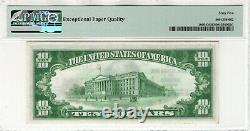 1929 $10 Federal Reserve Banknote Currency Fr. 1860-G Chicago PMG GEM UNC 65 EPQ