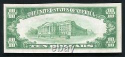 1929 $10 First National Bank Of Mount Pleasant, Pa National Currency Ch. #386 Unc