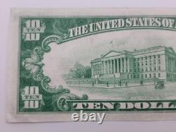 1929 $10 National Currency, WAKARUSA, INDIANA, C000165A UNC Details FF24.1