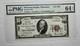 1929 $10 National Currency Wisconsin Rapids, Wi Wisconsin Pmg Choice Unc 64epq