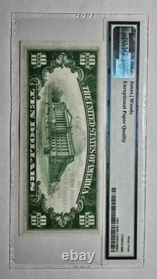 1929 $10 National Currency WISCONSIN RAPIDS, WI WISCONSIN PMG Choice UNC 64EPQ