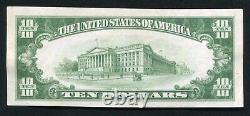 1929 $10 The Central Nb Of Chillicothe, Oh National Currency Ch. #2993 About Unc