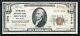 1929 $10 The Millville Nb Millville, Nj National Currency Ch. #1270 About Unc