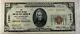 1929 $20 Blossburg, Pa National Currency Note Low Serial 182 Au/unc