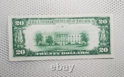 1929 $20 National Currency PORT HURON, MICHIGAN Low Serial Number Crisp UNC