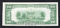 1929 $20 Security-first Nb Of Los Angeles, Ca National Currency Ch. #2491 Gem Unc