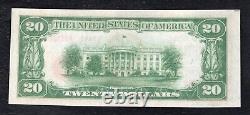 1929 $20 Tyii Hibernia Nb In New Orleans, La National Currency Ch. #13688 Gem Unc