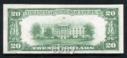 1929 $20 Tyii The First Nb Of Westboro, Ma National Currency Ch. #421 About Unc