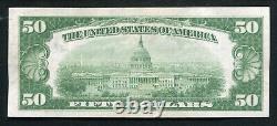 1929 $50 The Second National Bank Of Danville, IL National Currency Ch. #2584 Unc