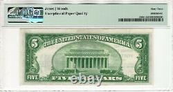 1929 $5 First National Banknote Currency Portland Oregon Pmg Choice Unc 63 Epq