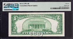 1929 $5 First National Banknote Currency Wausau Wisconsin Pmg Gem Unc 66 Epq