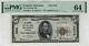 1929 T1 $5 Fremont National Banknote Currency Fremont Nebraska Pmg Unc 64