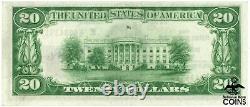 1929 USA $20 Federal Reserve Bank Richmond, VA National Currency UNC Note