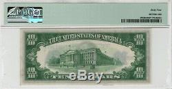 1934 A $10 Silver Certificate Note Currency Fr. 1702 AA Block PMG Choice Unc 64