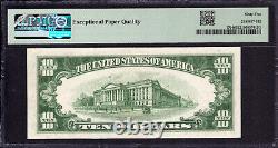 1934 C $10 Silver Certificate Note Currency Fr. 1704 Ba Block Pmg Gem Unc 65 Epq
