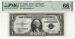 1935 B $1 Silver Certificate Star Note Currency Fr. 1611 PMG GEM UNC 66 EPQ