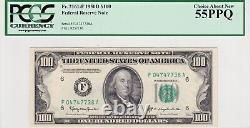 1950D Atlanta $100 Federal Reserve Note PCGS 55 PPQ About Unc AU Currency FRN