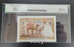 1952 French Somaliland 50 Francs BANKNOTE CURRENCY UNC LCG 66 PPQ