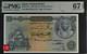 1957-59 Egypt 5 Pound P31c Banknote Currency Unc Pmg 67