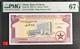 1962 Ghana 1 Pound P2d Banknote Currency Unc Pmg 67