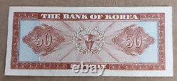 1962 South Korea 50 Won P-34 Lovely UNC Note Old Korean Currency Banknote Money