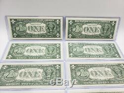 1963 $1 Notes UNC ALL 12 DISTRICTS In Individual Currency Holders