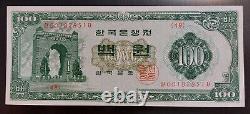 1963 South Korea 100 Won P-35 b Lovely UNC Note Korean Currency Banknote Money