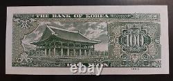 1963 South Korea 100 Won P-35 b Lovely UNC Note Korean Currency Banknote Money