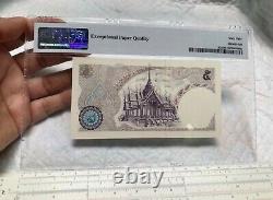 1969 UNC 68 EPQ Precious Fine Currency PMG Thailand Banknotes Siam King Rama IX