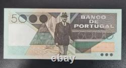 1981 Portugal 5000 Escudos BANKNOTE CURRENCY UNC