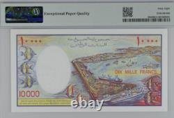 1984 Djibouti 10000 Francs P36b BANKNOTE CURRENCY UNC PMG 68