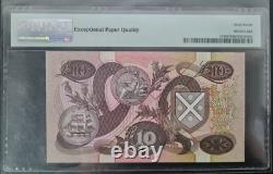 1990 Scotland 10 Pounds P-113d BANKNOTE CURRENCY UNC PMG 67