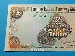 1991 Cayman Islands Currency Board 25 DOLLAR Bank Note UNC