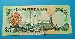 1991 Cayman Islands Currency Board 5 DOLLAR Bank Note UNC