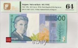 1998 Belgium 500 Francs P149a BANKNOTE CURRENCY UNC