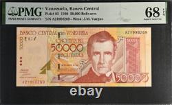 1998 Venezuela 50000 Bolivares P83 BANKNOTE CURRENCY UNC PMG 68 A21998269