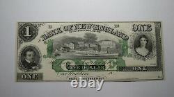 $1 18 East Haddam Connecticut Obsolete Currency Bank Note Remainder Bill UNC++