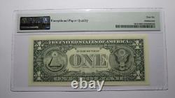 $1 1988 Radar Serial Number Federal Reserve Currency Bank Note Bill PMG UNC66EPQ