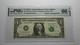 $1 1988 Repeater Serial Number Federal Reserve Currency Bank Note Bill Pmg Unc66