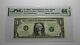 $1 1988 Repeater Serial Number Federal Reserve Currency Bank Note Bill Pmg Unc66