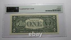 $1 1988 Repeater Serial Number Federal Reserve Currency Bank Note Bill PMG UNC66