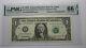 $1 1993 Repeater Serial Number Federal Reserve Currency Bank Note Bill Pmg Unc66