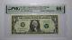 $1 1995 Repeater Serial Number Federal Reserve Currency Bank Note Bill Pmg Unc66